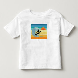 サーファーガール ヴィンテージ サンセット トドラーTシャツ