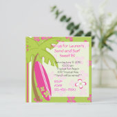 サーファーガール 招待状 (スタンド正面)