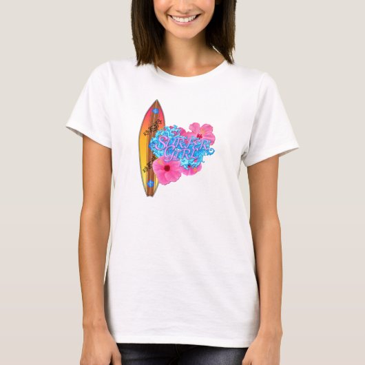 サーファーガール Tシャツ (正面)