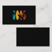 サーファーギフトヴィンテージサーフィンサーフボードビーチ 名刺 (正面/裏面)