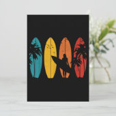 サーファーギフトヴィンテージサーフィンサーフボードビーチ 招待状 (スタンド正面)