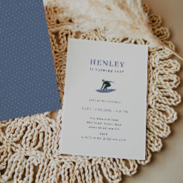 サーファークールテーマ誕生日パーティー 招待状