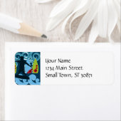 サーファークールドゥードサーフィンビーチ海サーフウェーブズ ラベル (インサイチュ)