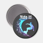 サーファーグラフティスタイル マグネット (正面/裏面)