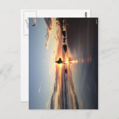 サーファーサンセットポストカード ポストカード (正面/裏面)