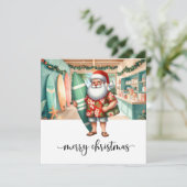 サーファーサンタはサーフィンに行く カード (スタンド正面)