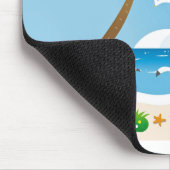 サーファーサンタクロース マウスパッド (コーナー)