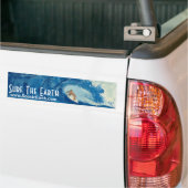 サーファーサーフィンサーファーバンパーステッカーアート バンパーステッカー (トラック上)