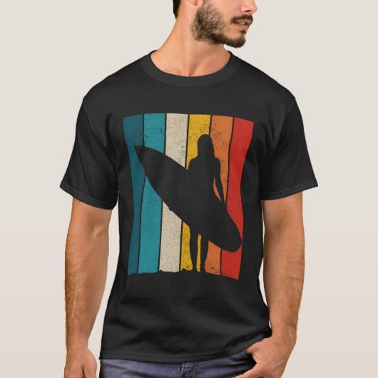 サーファーサーフィンサーフビーチ Tシャツ (正面)