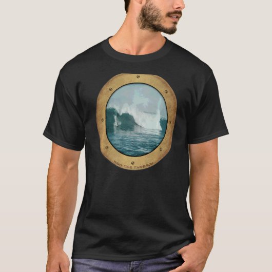 サーファーサーフィンポートホール海波熱帯 Tシャツ (正面)