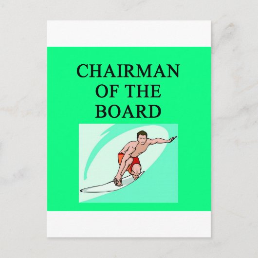 サーファージョーク ポストカード (正面)