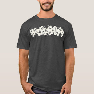 サーファースタイルヴィンテージフローラハイビスカスフラワーロー Tシャツ