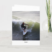 サーファーズコラージュハッピーバースデー カード (裏面)