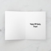 サーファーズコラージュハッピーバースデー カード (内部)