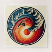 サーファーズサンセットウェーブパズル ジグソーパズル (横)