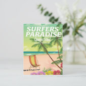 サーファーズパラダイスクイーンズランドオーストラリア ポストカード (スタンド正面)