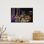 サーファーズパラダイスナイトライト ポスター (キッチン)