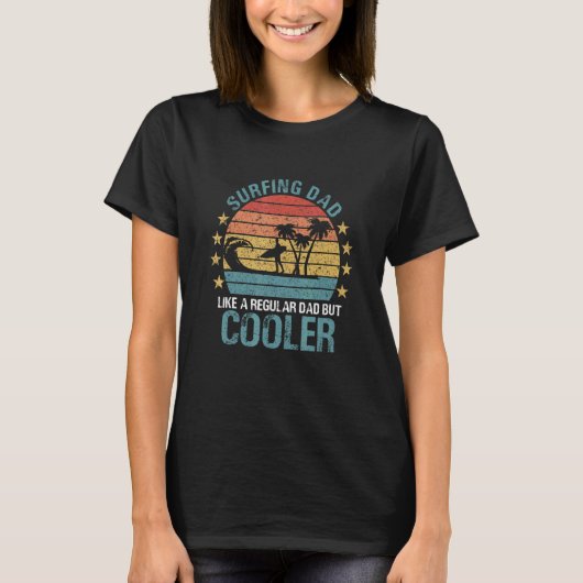 サーファーダッドサーフィン Tシャツ (正面)