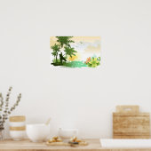 サーファーテーマ ポスター (キッチン)