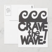 サーファーデザイン ポストカード (正面/裏面)