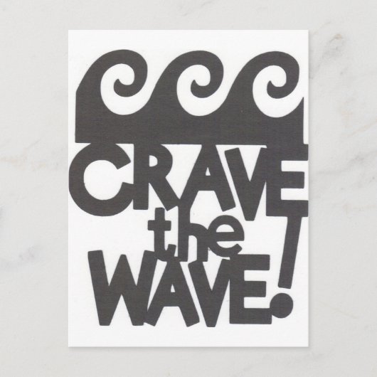 サーファーデザイン ポストカード (正面)