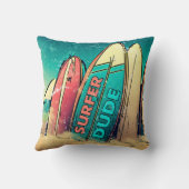 サーファーデュデサーフボード装飾用クッション クッション (裏面)