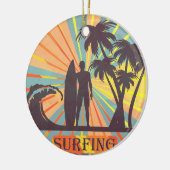 サーファーデューセラミックオーナメント セラミックオーナメント (左)