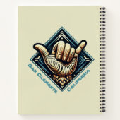 サーファーハンドシンボル –  ノートブック (裏面)