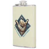 サーファーハンドシンボル フラスク (左)