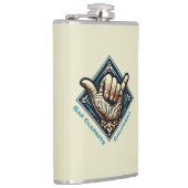 サーファーハンドシンボル フラスク (右)