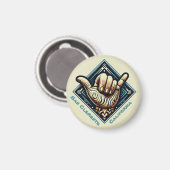 サーファーハンドシンボル –  マグネット (正面/裏面)