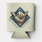 サーファーハンドシンボル 缶クーラー (正面)