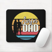 サーファーパパファーザーズデイトロピカルアート |マウスパッド マウスパッド (マウス)