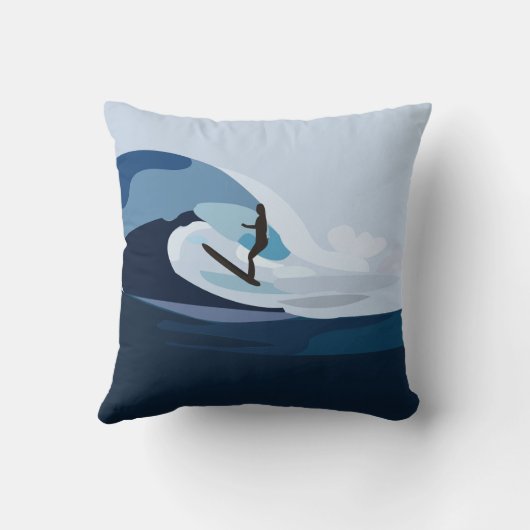 サーファービーチサーフィン クッション (裏面)