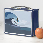 サーファービーチサーフィン メタルランチボックス (インサイチュ)