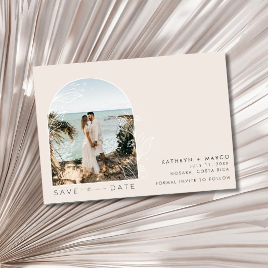 サーファービーチ結婚式写真 セーブザデート