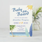 サーファーベビーオンボードサーファービーチ 招待状 (スタンド正面)