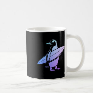 サーファーペンギン サーフボード サーフィン 面白い かわいい コーヒーマグカップ