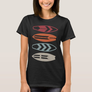 サーファーレトロサーフボードヴィンテージサーフボーダーサーフボ Tシャツ