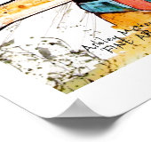 サーファー吹ガールヘア ポスター (角)