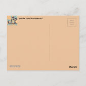 サーファー女子はがき ポストカード (裏面)