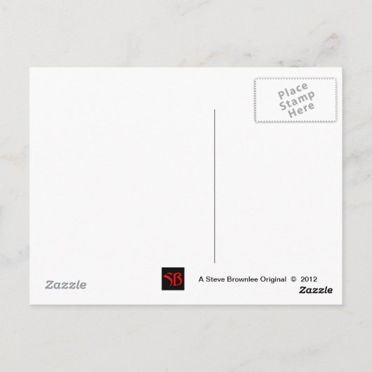 サーファー女子はがき ポストカード (裏面)