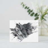 サーファー女子 |はがき ポストカード (スタンド正面)