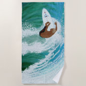 サーファー屋上 ビーチタオル (正面)