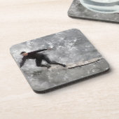 サーファー懸命プラスチックコースター コースター (左側)