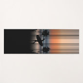 サーファー歩くインビーチアットサンセット |サーフライフ ヨガマット (正面(横))