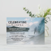 サーファー海波 |ライフ葬儀お祝い 招待状 (スタンド正面)