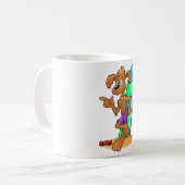 サーファー犬 コーヒーマグカップ (正面左)