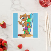 サーファー犬 スタンダードカクテルナプキン (インサイチュ)