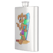 サーファー犬 フラスク (左)